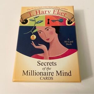 Secrets of the Millionaire Mind Cards T. Harv Eker 50-Card Deck Vintage